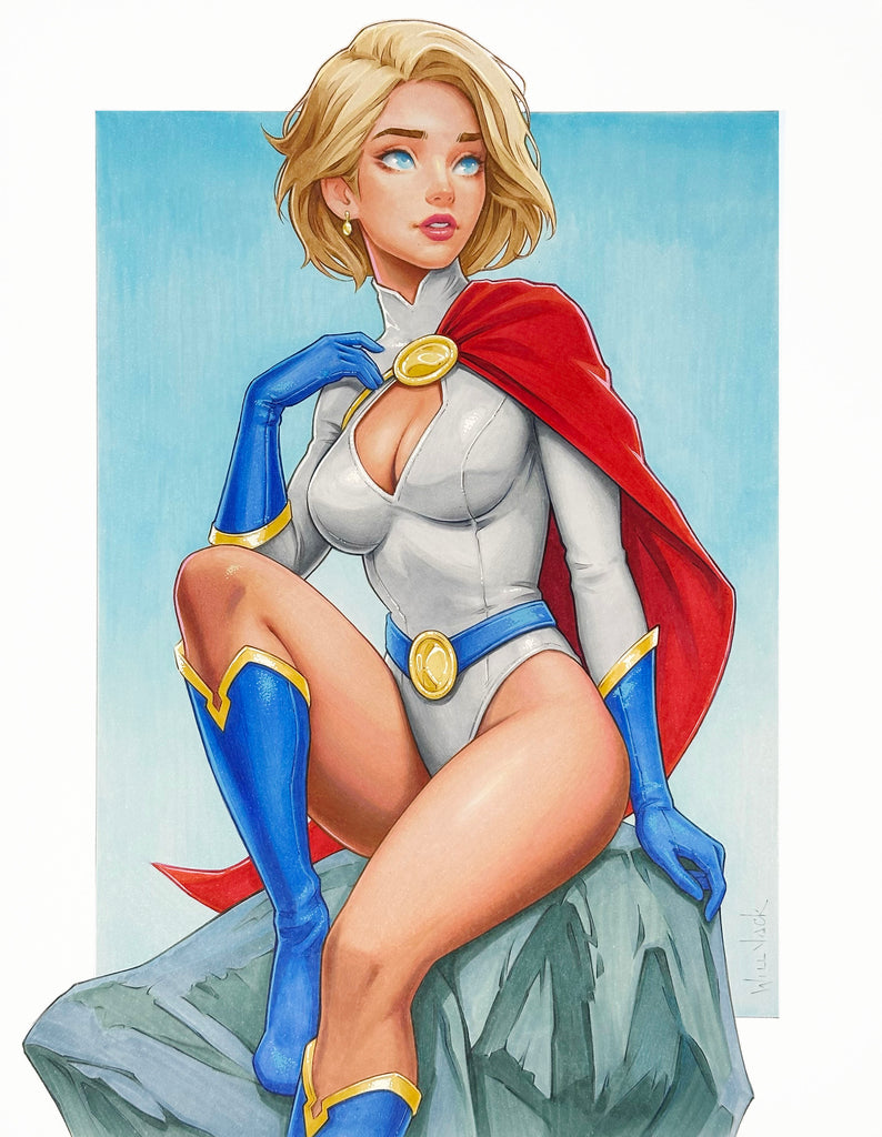 Power Girl #5 Original Art by Will Jack